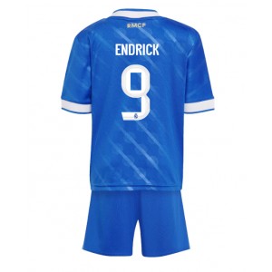 Fotbalové Dres Real Madrid Endrick #9 Dětské Třetí Oblečení 2025-26 Krátký Rukáv (+ trenýrky)